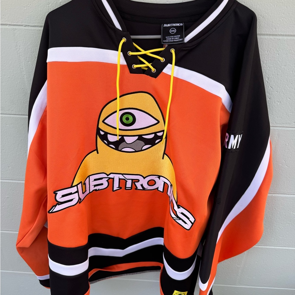 Subtronics Orange Hockey Jersey v2
